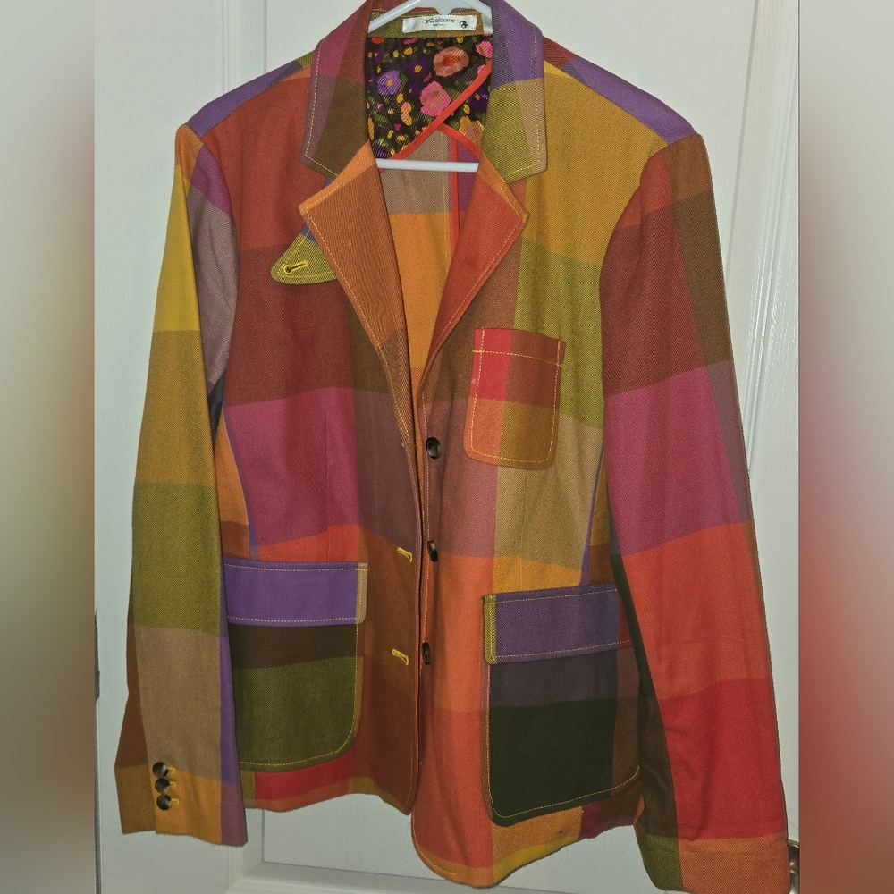 Liz Claiborne Floral Patterned Garment